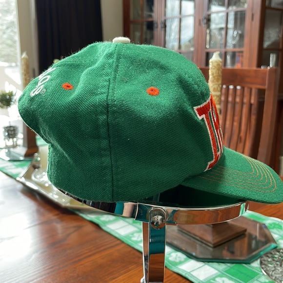 Vintage Adidas Ireland Soccer FAI Embroidered Snapback Cap Hat - Picture 10 of 14